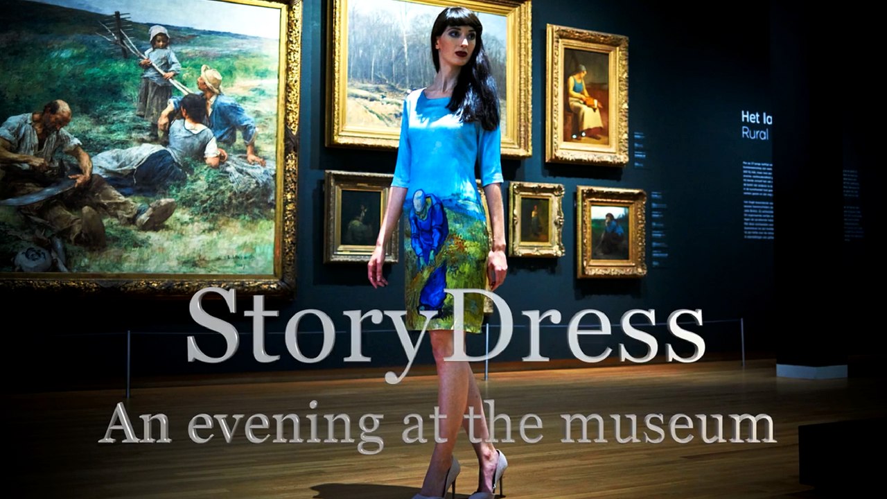 Behind the scenes at a fashion photoshoot at the Vincent Van Gogh Museum Amsterdam