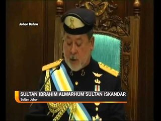 Sultan Johor zahir keyakinan terhadap kepimpinan MB