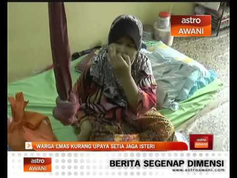 Warga emas kurang upaya setia jaga isteri