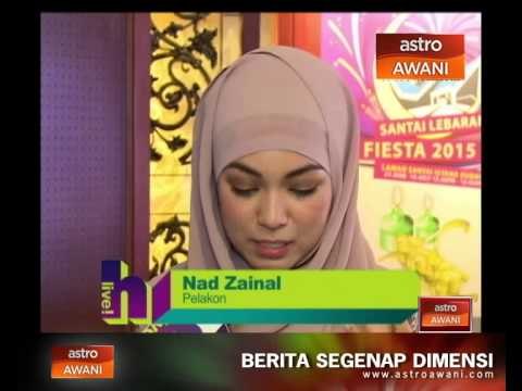 Nad Zainal jual tudung sempena Ramadan