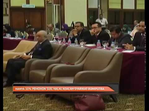 Hanya 30% pemohon sijil halal adalah syarikat Bumiputera