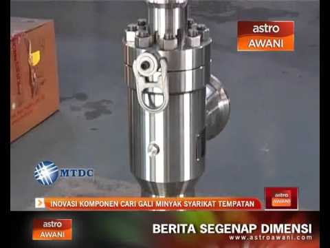 Inovasi komponen cari gali minyak syarikat tempatan