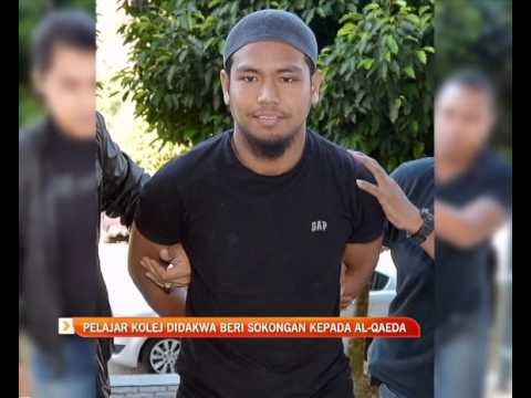Pelajar kolej didakwa beri sokongan kepada Al-Qaeda