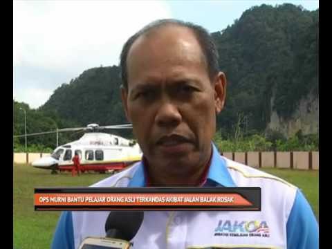 Ops Murni bantu pelajar Orang Asli terkandas akibat Jalan Balak rosak