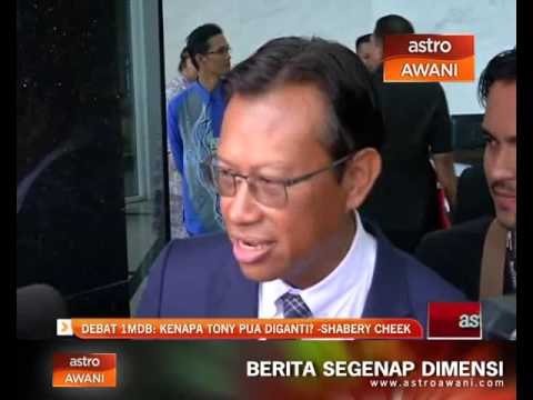 Debat 1MDB: Kenapa Tony Pua diganti? -Shabery Cheek