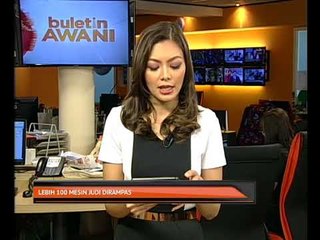 Lebih 100 mesin judi dirampas