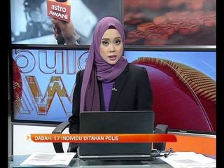 Dadah: 17 individu ditahan polis