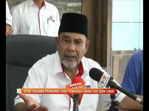 SPAD cadang perkenal kad pemandu Grabcar dan Uber