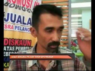 Akibat bergurau pelajar tahun satu melecur