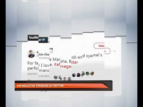 #AFmegastar trending di Twitter