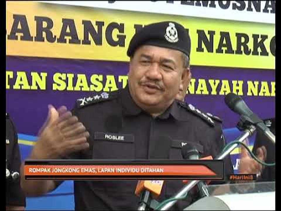 Rompak jongkong emas, lapan individu ditahan