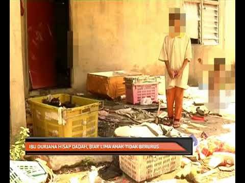 Ibu durjana hisap dadah, biar lima anak tidak terurus