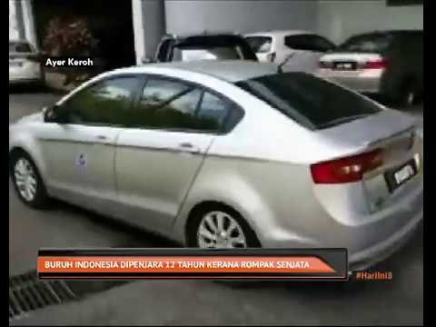 Buruh Indonesia dipenjara 12 tahun kerana rompak senjata