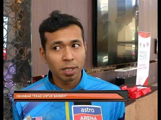 Iskandar tekad untuk bangkit