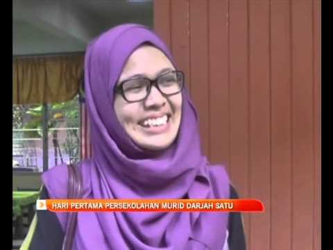 Hari pertama persekolahan murid darjah satu
