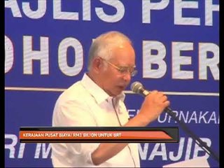 Kerajaan pusat biayai RM1 billion untuk BRT