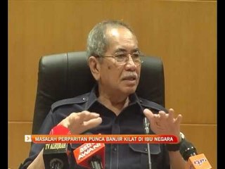 Masalah perparitan punca banjir kilat di ibu negara