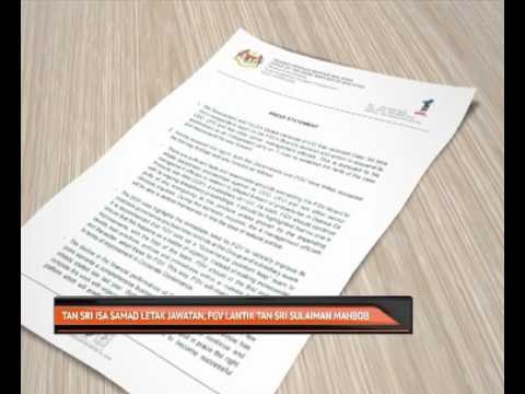 Tan Sri Isa Samad letak jawatan, FGV lantik Tan Sri Sulaiman Mahbob.