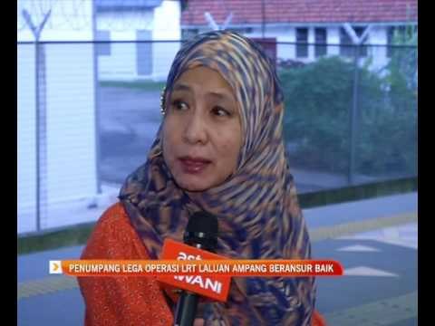 Penumpang lega operasi LRT laluan Ampang beransur pulih