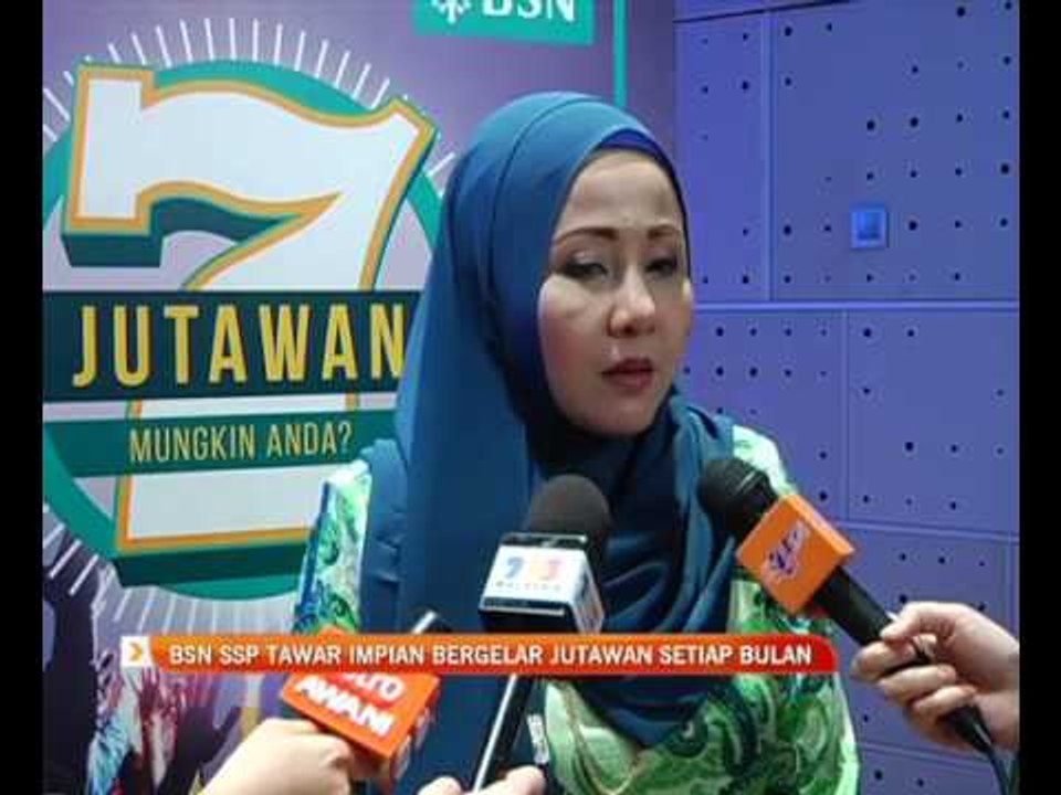 BSN SSP tawar impian bergelar jutawan setiap bulan
