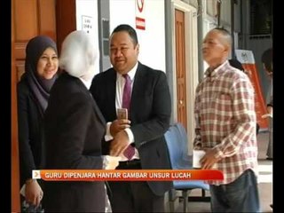 Guru dipenjara hantar gambar unsur lucah