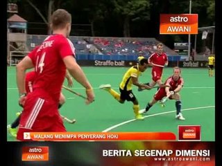 Malang menimpa penyerang hoki Faizal Saari