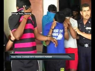 Four teens charged with Nhaveen's murder