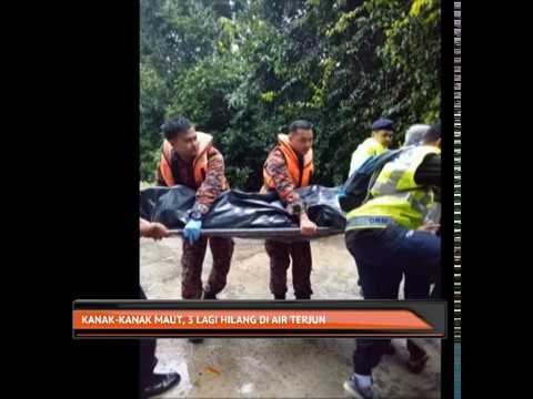 Kanak-kanak maut, 3 lagi hilang di air terjun