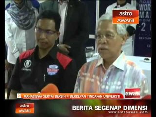 Mahasiswa sertai BERSIH 4.0 berdepan tindakan universiti
