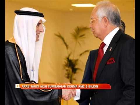 Arab Saudi akui sumbangan derma RM2.6 bilion