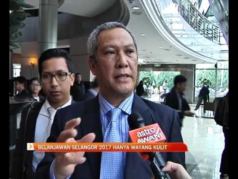 Belanjawan Selangor 2017 hanya wayang kulit