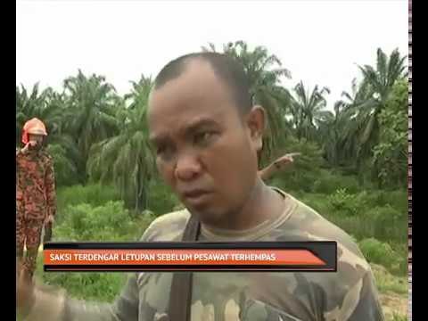 Saksi terdengar letupan sebelum pesawat terhempas