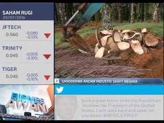 Ganoderma ancam industri sawit negara