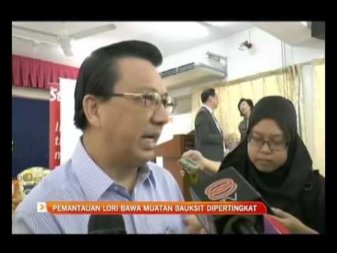 Pemantauan lori bawa muatan bauksit dipertingkat