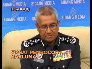 Fokus Hari Ini 8 Malam: Siasat pembocor maklumat