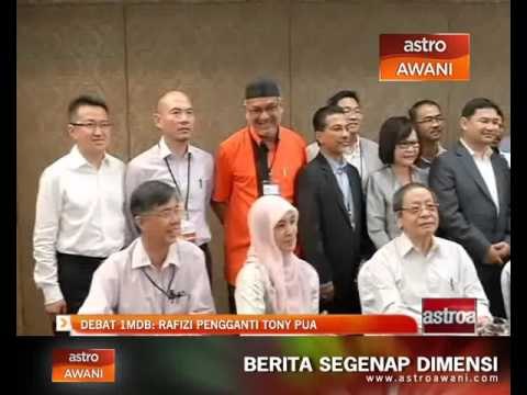 Debat 1MDB: Rafizi pengganti Tony Pua