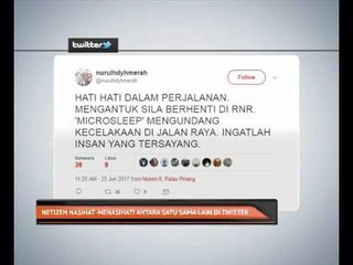 Netizen nasihat-menasihati antara satu sama lain di Twitter
