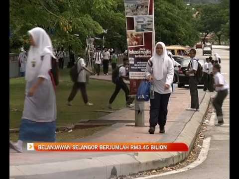 Belanjawan Selangor berjumlah RM3.45 bilion