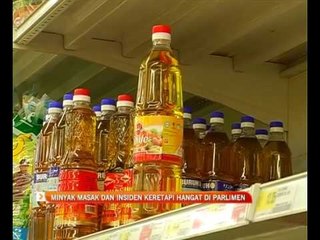 Minyak masak dan insiden keretapi hangat di Parlimen