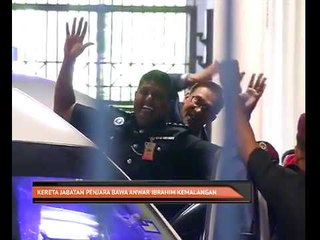 Kereta Jabatan Penjara bawa Anwar Ibrahim kemalangan