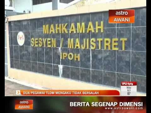 Dua pegawai TLDM mengaku tidak bersalah