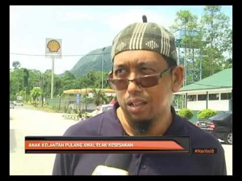 Anak Kelantan pulang awal elak kesesakan