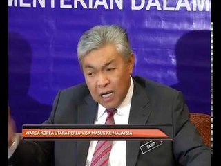 Télécharger la video: Warga Korea Utara perlu visa masuk ke Malaysia