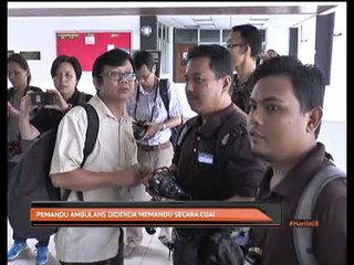 Pemandu ambulans didenda memandu secara cuai