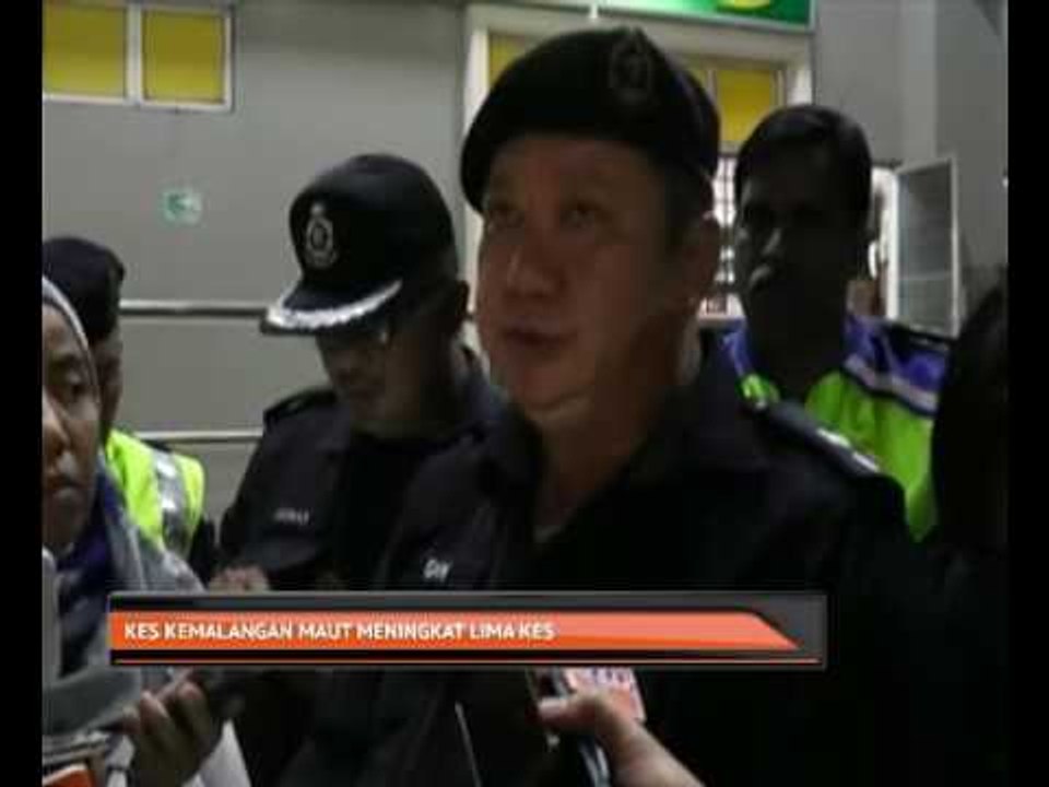 Kes kemalangan maut meningkat lima kes