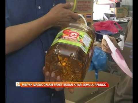 Minyak masak dalam paket bukan kitar semula - PPDNKK