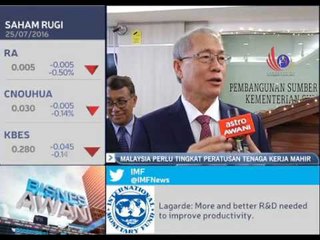 Malaysia perlu tingkat peratusan tenaga kerja mahir