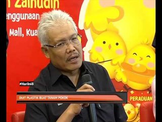 Duit plastik buat tanam pokok