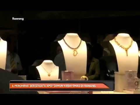 6 perompak bersenjata api samun kedai emas di Rawang