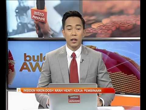 Insiden kren: DOSH arah henti kerja pembinaan